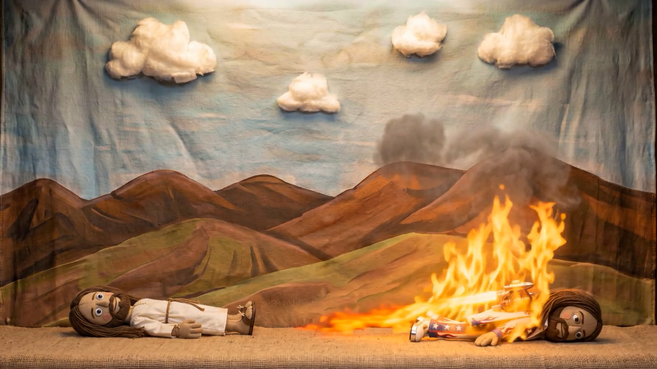 Still from the show within the film
